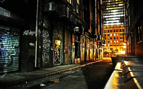 Night City Alleyway Dark alley photography backgrounds High quality ...