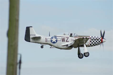 Vintage USAAF P51 Mustang Long Range Bomber Escort and Fighter Aircraft Editorial Photo - Image ...