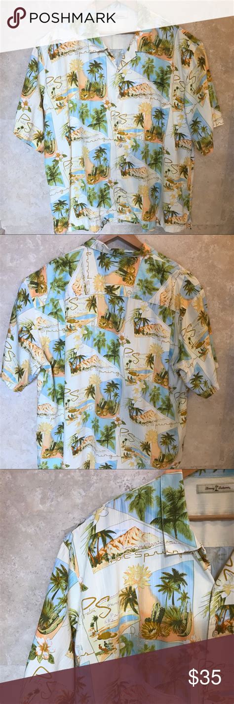 Tommy Bahama Palm Springs Postcard Print CampShirt | Print buttons ...