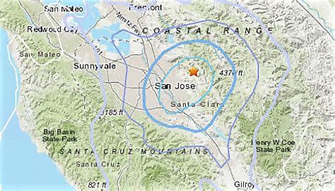 Was There An Earthquake Today In San Jose California - The Earth Images ...