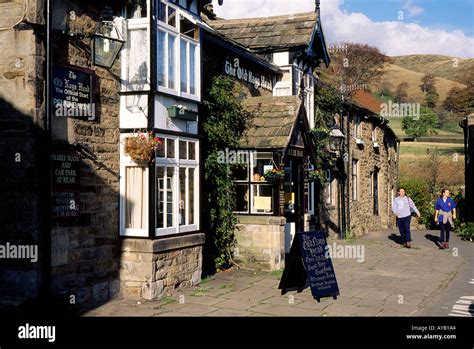 Edale Village Derbyshire England Stock Photo, Royalty Free Image ...