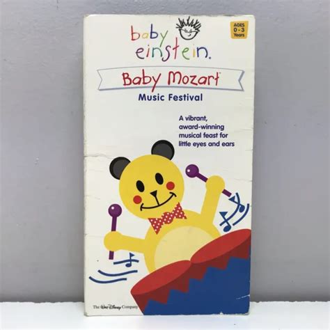 DISNEY BABY EINSTEIN Mozart Music Festival VHS Video Tape BUY 2 GET 1 FREE! Rare $13.52 ...