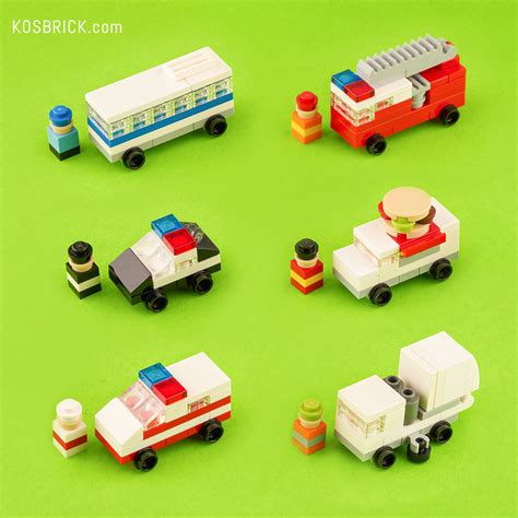 LEGO Mini Vehicles: City Cars - Part 1 of 2 (Tutorial) | Flickr