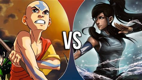 VS | Aang vs Korra - YouTube