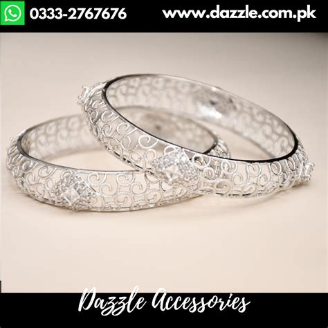 Silver Bangles for Women - Dazzle Accessories