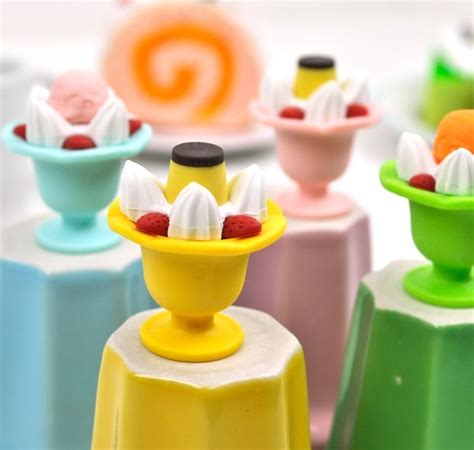 Food Erasers - Parfait Eraser Collection | CoolPencilCase.com | Eraser collection, Erasers, Cool ...