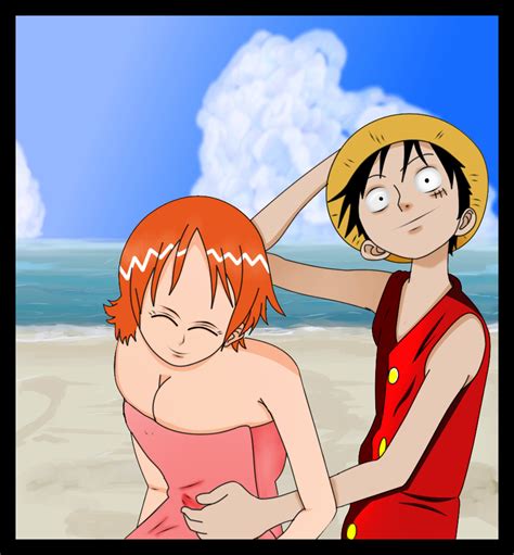 Nami x Luffy by Hand-Banana on deviantART