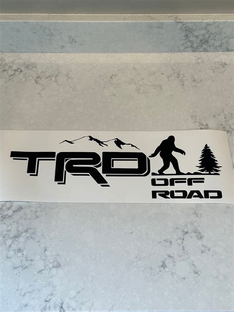 Toyota TRD OFF ROAD Decals Fishing/hunting/outdoors/sports - Etsy