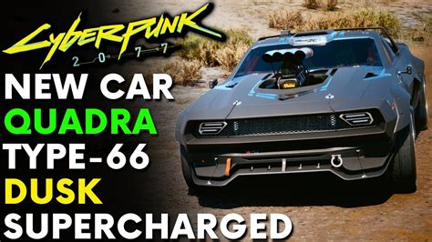 Cyberpunk 2077 - New Quadra Type-66 Dusk Supercharged Car Mod - Cyberpunk 2077 videos