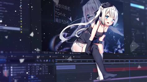 After Effects Anime Girl Live Wallpaper - WallpaperWaifu