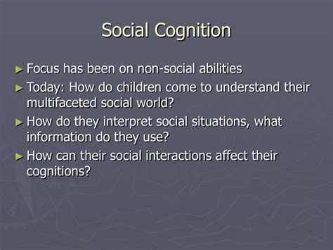 Social Cognition