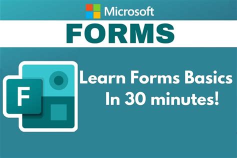 Microsoft Forms – Learn Forms Basics In 30 minutes! | Skill Success