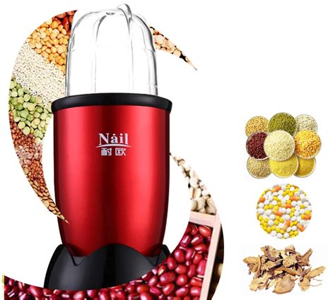 220V Household Electric Food Milling Machine Pill grinder Grain Crusher Herbal powder machine ...