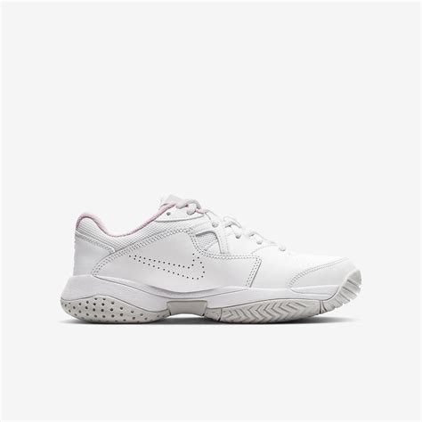 Nike Kids Lite 2 Tennis Shoes - White/Pink Foam - Tennisnuts.com