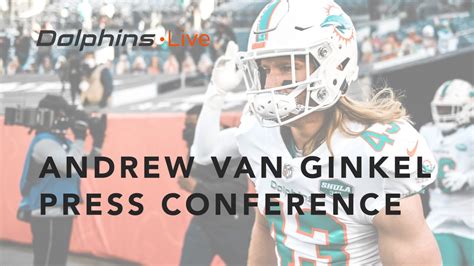 Andrew Van Ginkel Dolphins-Broncos Postgame Press Conference