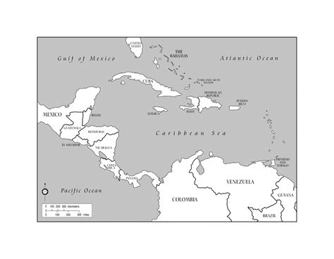 Map Of Caribbean Free Printable Maps - vrogue.co