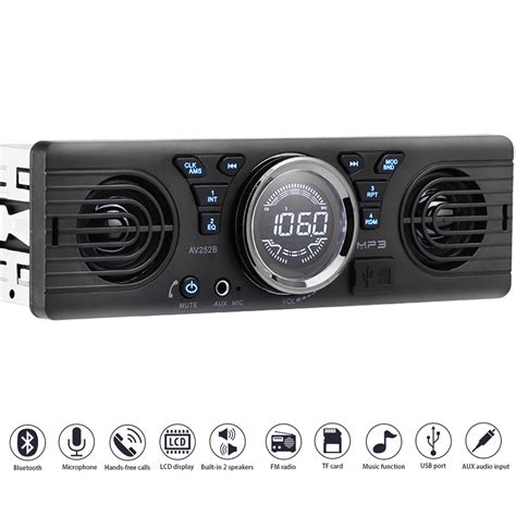 PolarLander Single one Din car Stereo Car Audio Auto radio FM USB SD ...