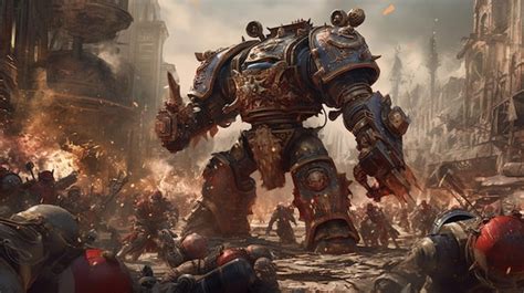 Premium Photo | Warhammer 40k art of warhammer 40k