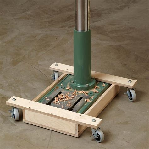 Mobile Drill-press Base Woodworking Plan from WOOD Magazine