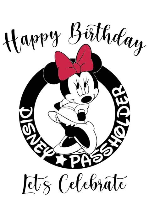 Mickey Mouse Birthday Cards — PRINTBIRTHDAY.CARDS