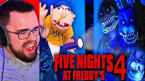 Reacting to Jeffy At Five Nights At Freddy's 4 (SML Movie) - YouTube