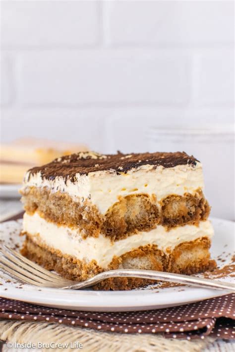 Easy Tiramisu Recipe (Without Eggs) - Inside BruCrew Life