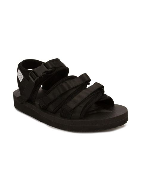 Lyst - Suicoke Velcro Straps Sandals in Black for Men