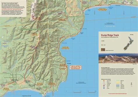 Hump Ridge Track topographic map - NewTopo (NZ) Ltd