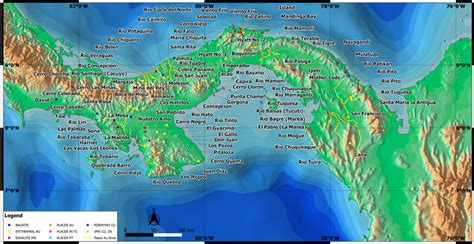 Location map of the principal mineral deposits and prospects of Panama ...