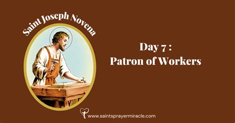 St Joseph Novena (Prayer To The Worker) - Saints Prayer Miracle