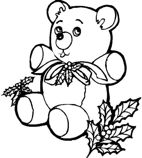 Christmas of Sinterklas: Cute christmas teddy bear coloring pages and pictures,photos,images