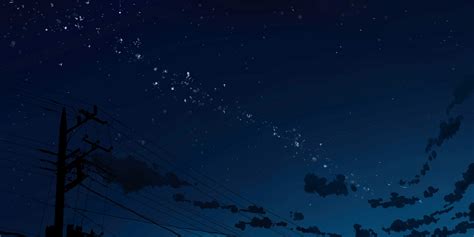 19 Anime Night Sky Wallpaper Hd Sachi Wallpaper - vrogue.co