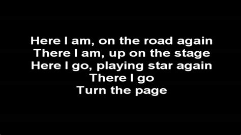 Metallica - Turn The Page (Lyrics On Screen) - YouTube