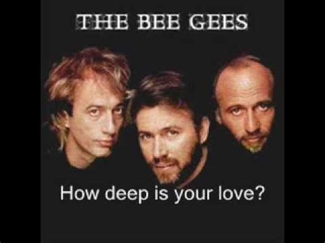 Bee Gees - How Deep Is Your Love (Lyrics) - YouTube | Videos de musica ...