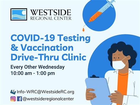 COVID-19 Testing and Vaccination Drive-Thru Clinic - Westside Regional ...