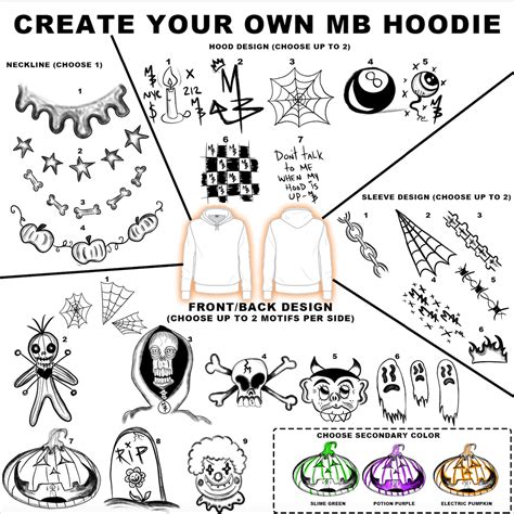 MAKE YOUR OWN HOODIE (SPOOKY EDITION) – Marsanne Brands