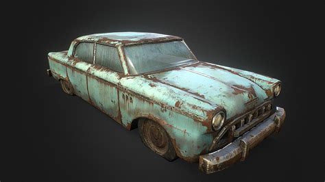 Old Rusty Car - Download Free 3D model by Renafox (@kryik1023) [95baa20] - Sketchfab