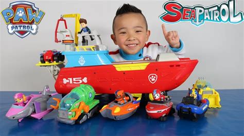 Paw Patrol Sea Patroller Vehicles And Characters Complete Set Toys ...