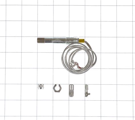 Q313U3000 : Resideo Honeywell Thermopile, 750mV, 35" Long Wires, with Attaching Nut, Push-In ...