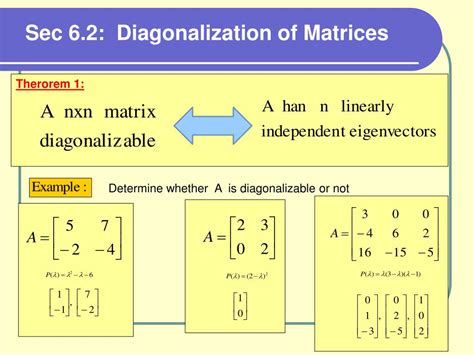 PPT - Diagonal Matrix: PowerPoint Presentation, free download - ID:5424371