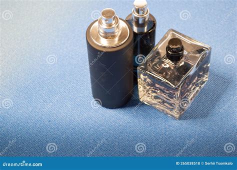 Perfume Spray Bottles on a Minimalist Background Stock Photo - Image of texture, beauty: 265038518