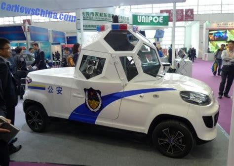 Armored Electric Chinese Police Patrol Car Is ... Words Fail Us