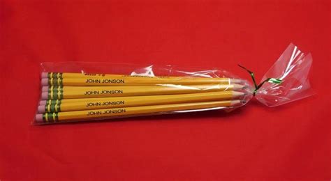 Personalized Pencils - Set of 12 Pencils Engraved With Name or Text