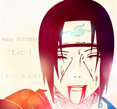 Happy Birthday Itachi | Itachi, Happy birthday, Aesthetic anime