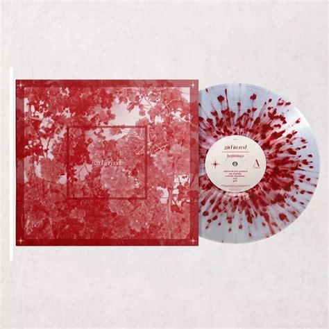 Girl in Red - Beginnings Exclusive Clear and Red Splatter Vinyl Limite ...