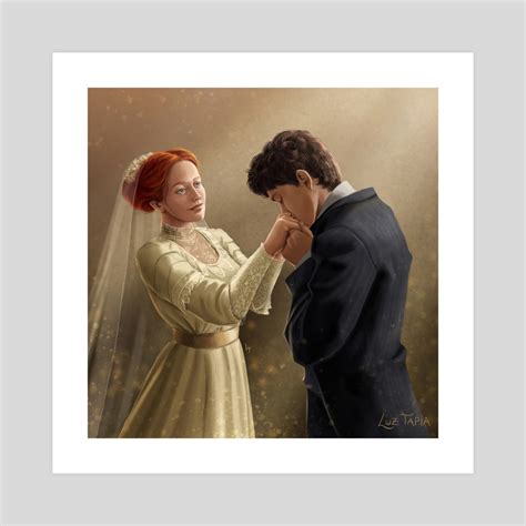 Anne and Gilbert - Wedding day, an art print by Luz Tapia - INPRNT