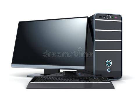 Modern computer stock illustration. Illustration of computer - 25928980