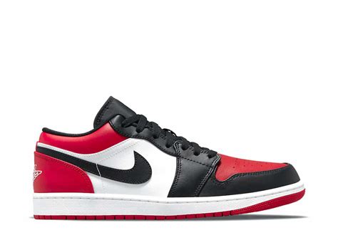 Buy Air Jordan 1 Low Bred Toe | Nike Air Sneakers | KickSTW