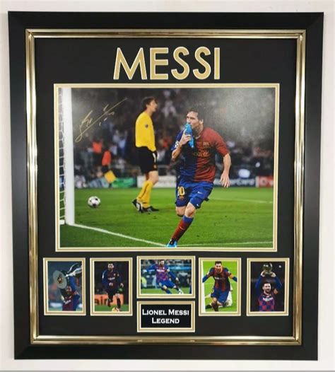 Lionel Messi of Barcelona Signed Photo | Signed Memorabila Shop | Shop ...