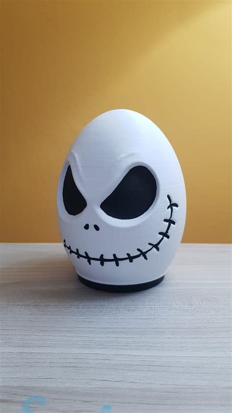 STL file jack skellington easter egg 🥚・3D printable model to download・Cults